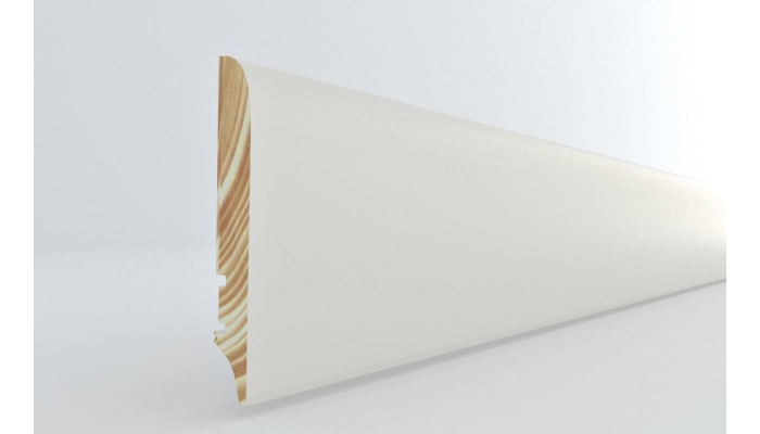 Listwa drewniana biała